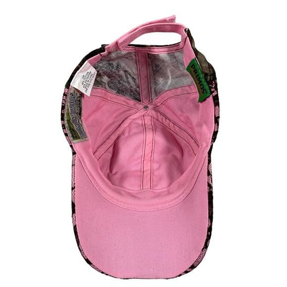 Primos Women's Green & Pink Camouflage & Lace Adjustable Strapback Hat - Picture 6 of 7